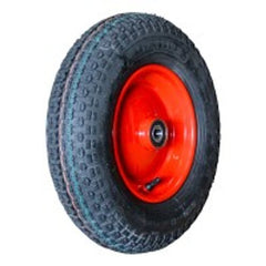 Kings Tire Komplettrad 3.50-8 V-9128 4PR auf Felge 2.50x8 NL75 Kunststoff Rot