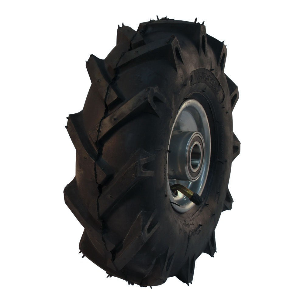 Kings Tire Komplettrad 3.00-4 V-8803 4PR auf Felge 2.10x4 ET0 NL75 Stahl Grau