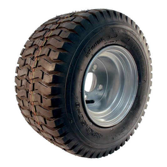 Kings Tire Komplettrad 18x9.50-8 V-3502 6PR auf Felge 7.00x8 4/100/60 ET0 Stahl Grau