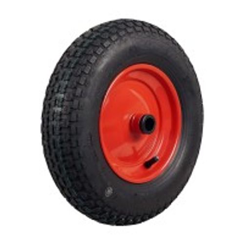 Kings Tire Komplettrad 3.50-8 V-9128 4PR auf Felge 2.50x8 ET0 NL100 Rollenlager Ø25 Stahl Rot