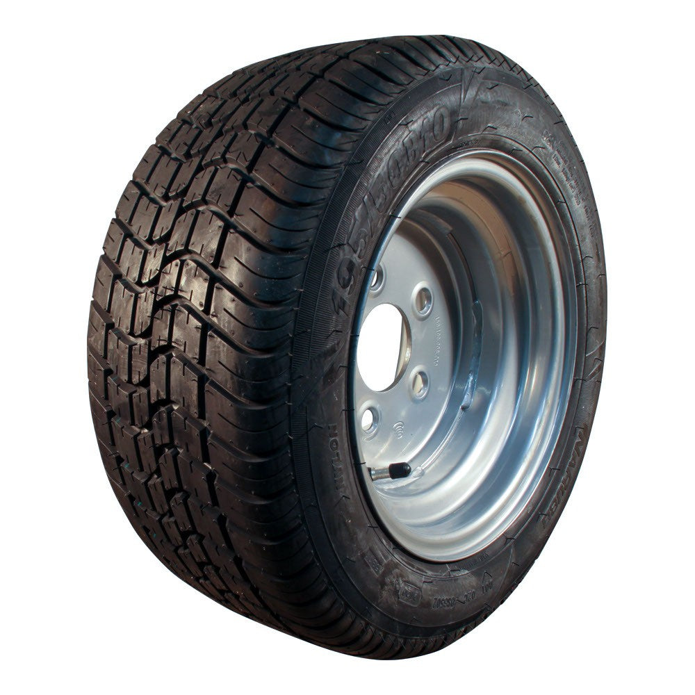 Narubb Komplettrad 195/50B10 98N (18x8.00-10) S-6502 auf Stahlfelge 6.00JAx10H2 5/112/67 ET-4
