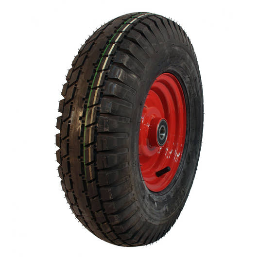 Novio Komplettrad 5.00-8 HF-223 6PR auf Felge 2.50x8 0 NL75 Stahl Rot