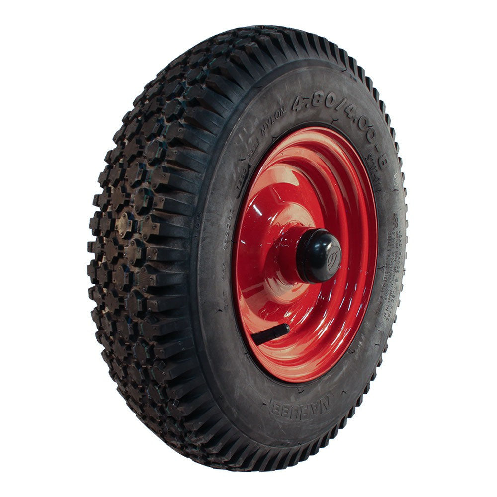 Narubb Komplettrad 4.80/4.00-8 S-2202 4PR auf Felge 2.50x8 ET-8 NL88 Stahl Rot