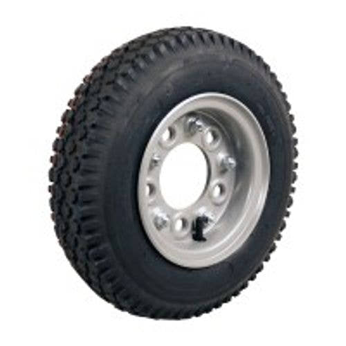 Kings Tire Komplettrad 4.80/4.00-8 V-6602 6PR auf Felge 3.00-8 5/140/94 ET0 Stahl Grau