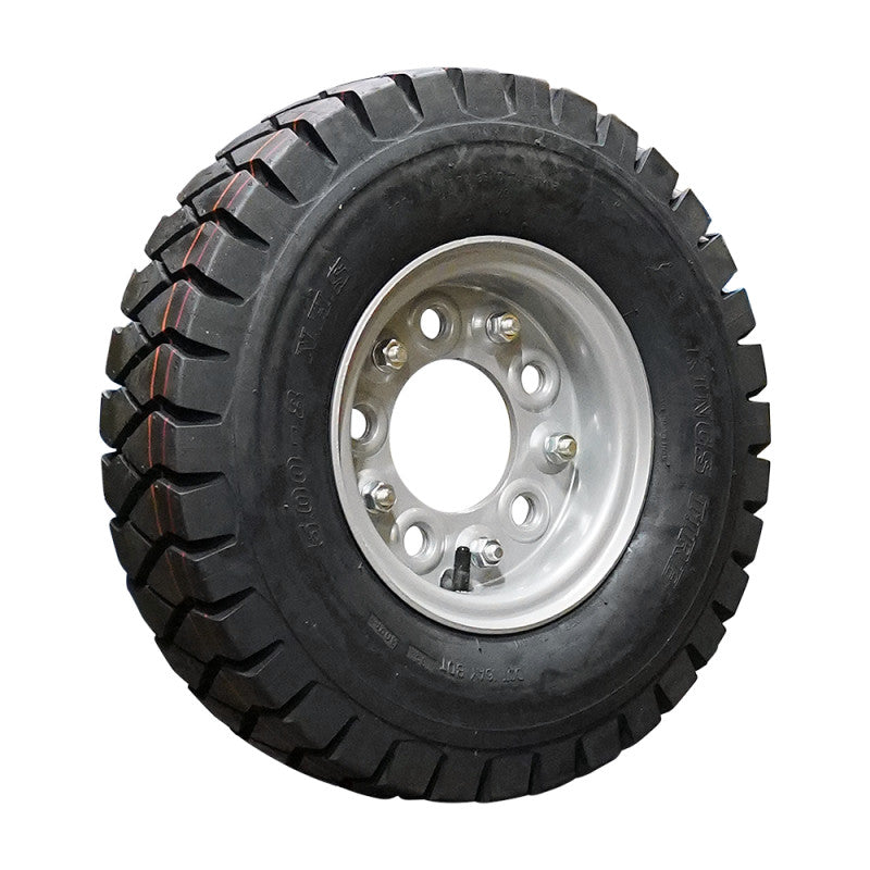 Kings Tire Komplettrad 5.00-8 V-2502 8PR auf Felge 3.00-8 5/140/94 ET0 Stahl Grau