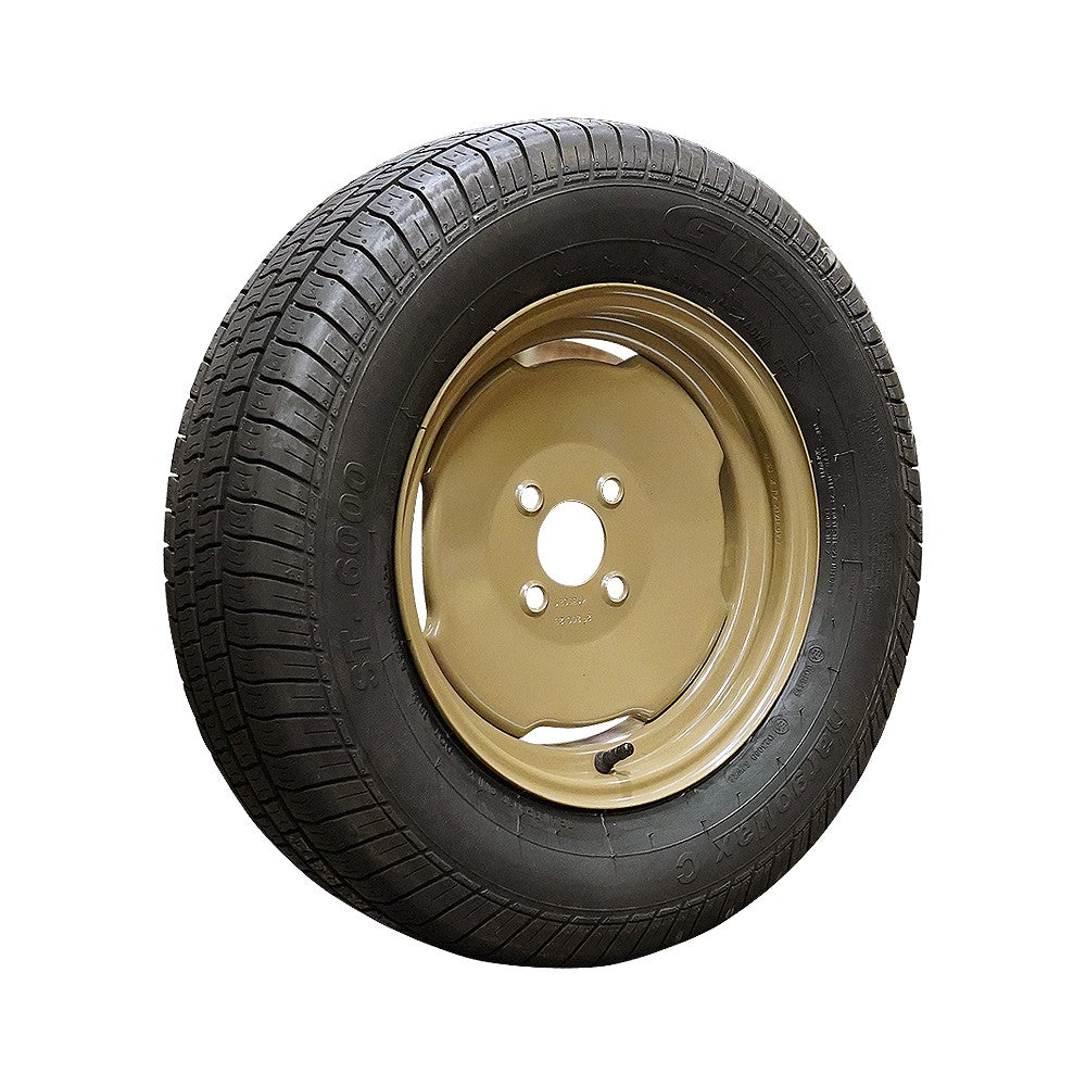 GT-Radial Komplettrad 165R13C 96/94N Kargomax ST-6000 auf Stahlfelge 13Jx4 4/100/60 ETET0 grau-grün