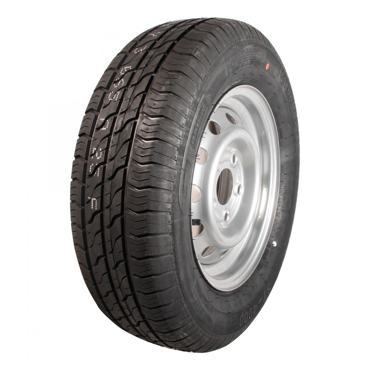 GT-Radial Komplettrad 185/70R13 93N Kargomax XL ST-4000 auf Stahlfelge 13Jx4.5 5/112/67 ETET30 Silbergrau