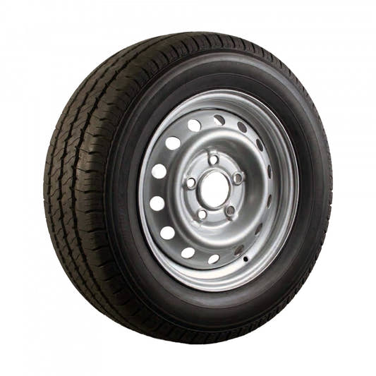 GT-Radial Komplettrad 195R14C 106/104N Maxmiler Pro auf Stahlfelge 14Jx5.5 5/112/67 ETET30 Silbergrau