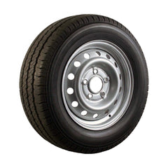 GT-Radial Komplettrad 195R14C 106/104N Maxmiler Pro auf Stahlfelge 14Jx5.5 5/112/67 ETET30 Silbergrau