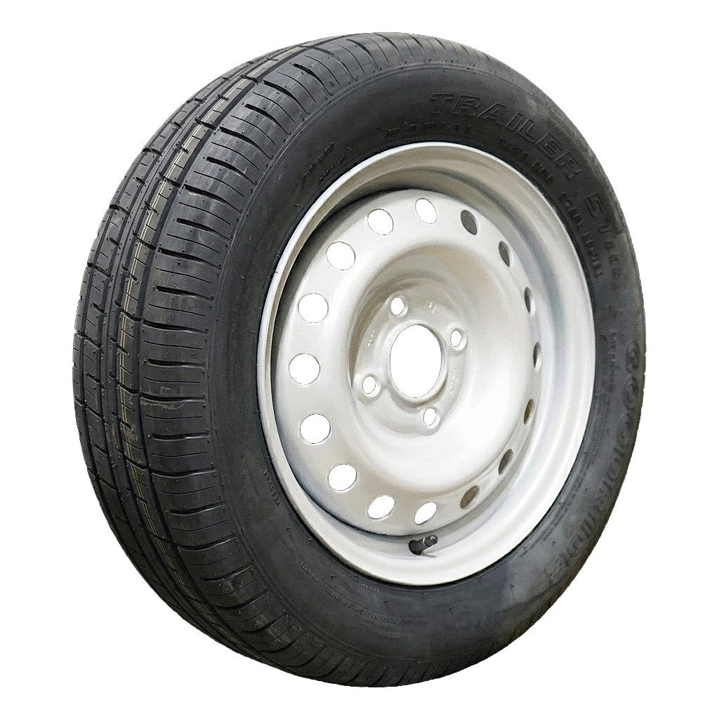 Goodride Komplettrad 165/70R13 ST290 79N auf Stahlfelge 4Jx13H2 4/100/57 ET30 Silber
