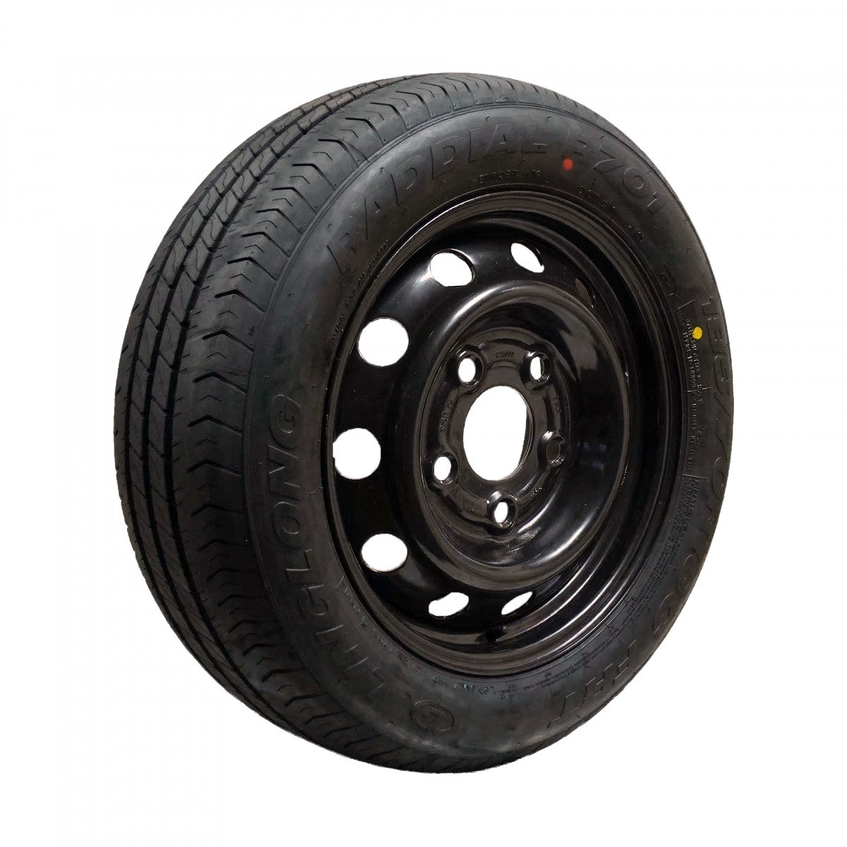 Linglong Komplettrad 185/70R13C R701 106/104N auf Stahlfelge 6Jx13H2 5/112/67 ET30 Schwarz