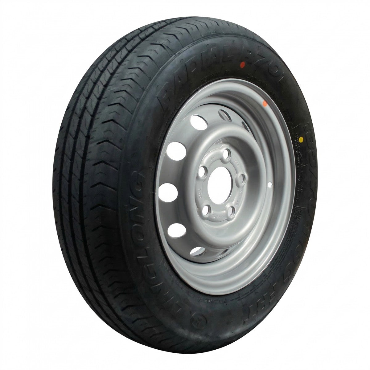 Linglong Komplettrad 185/70R13C R701 106/104N auf Stahlfelge 5.5Jx13H2 5/112/67 ET30 Silber