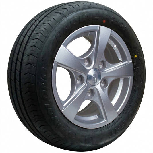 Linglong Komplettrad 185/70R13C R701 106/104N / Aluminium-Felge: 6Jx13H2 5/112/67 ET30 Silber