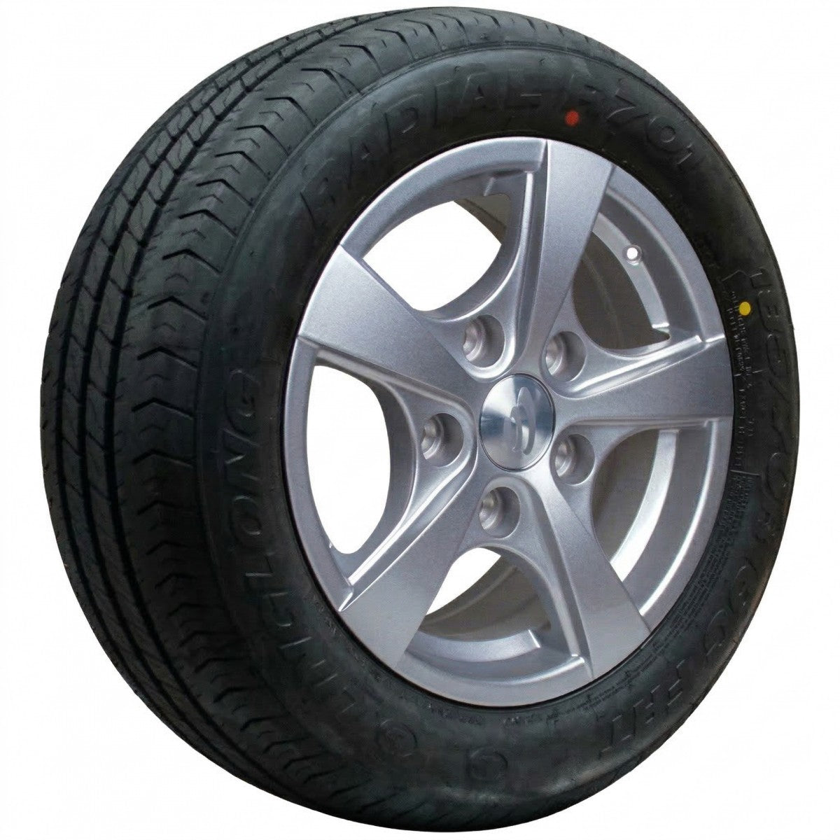 Linglong Komplettrad 185/70R13C R701 106/104N / Aluminium-Felge: 6Jx13H2 5/112/67 ET30 Silber