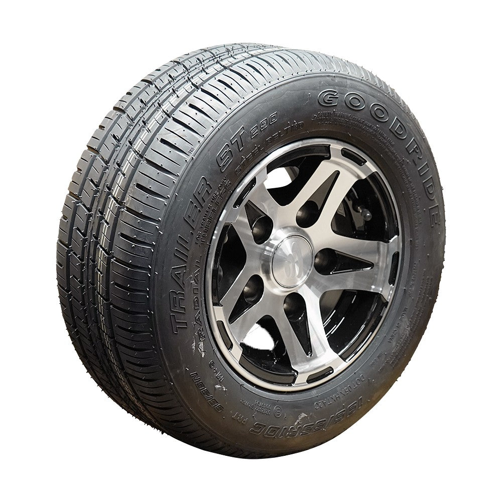 Goodride Komplettrad 195/55R10C ST290 98/96N / Aluminium-Felge: 6.00Ix10H2 5/112/67 ET-4 Silber