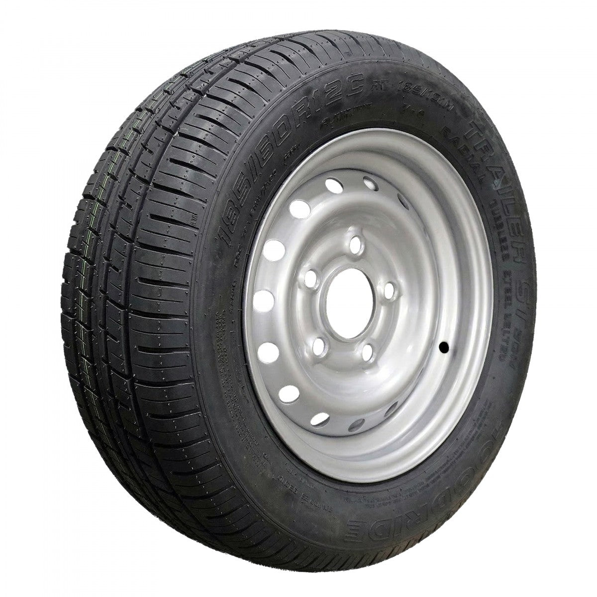 Goodride Komplettrad 195/60R12C ST290 104/102N auf Stahlfelge 5.5Jx12H2 5/112/67 ET30 Silber