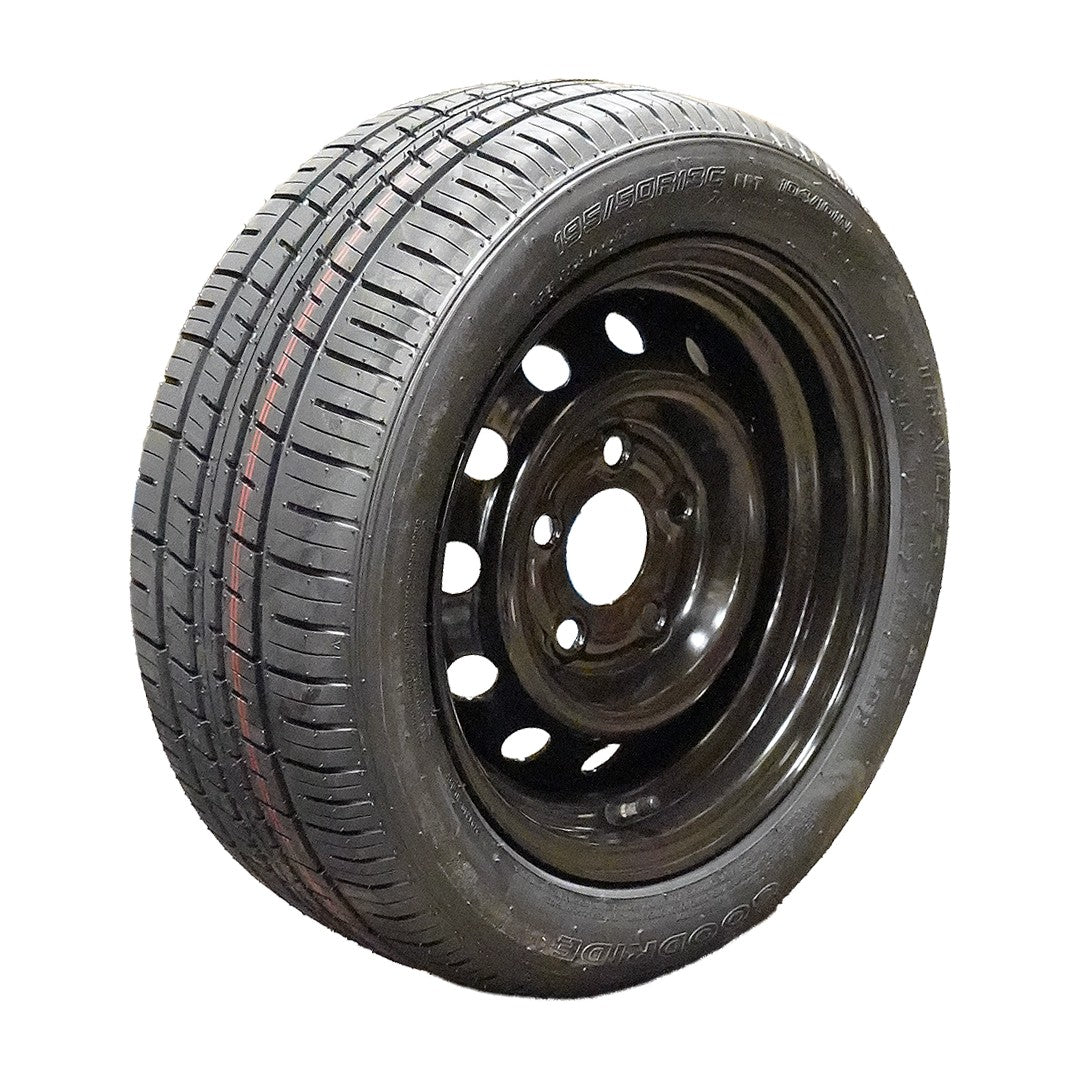 Goodride Komplettrad 195/50R13C ST290 104/101N auf Stahlfelge 6Jx13H2 5/112/67 ET30 Schwarz