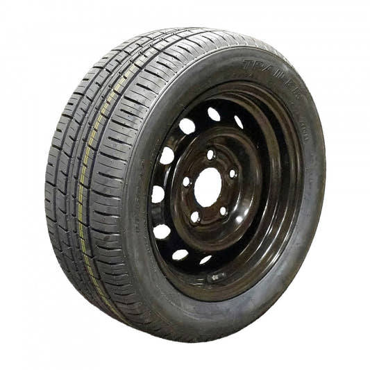 Goodride Komplettrad 185/70R13 ST290 86N auf Stahlfelge 6Jx13H2 5/112/67 ET30 Schwarz
