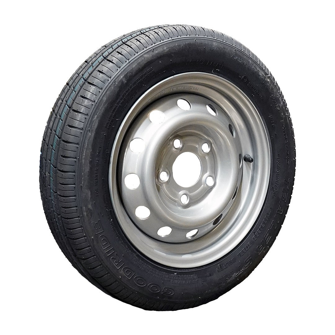 Goodride Komplettrad 165R13C ST290 96/94N auf Stahlfelge 4Jx13H2 5/112/67 ET30 Silber