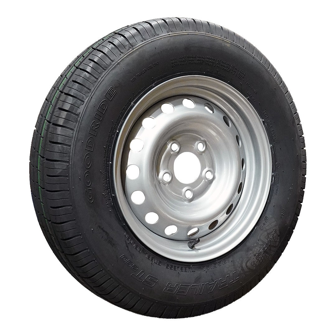 Goodride Komplettrad 195R14C ST290 106/104N auf Stahlfelge 5.5Jx14H2 5/112/67 ET30 Silber