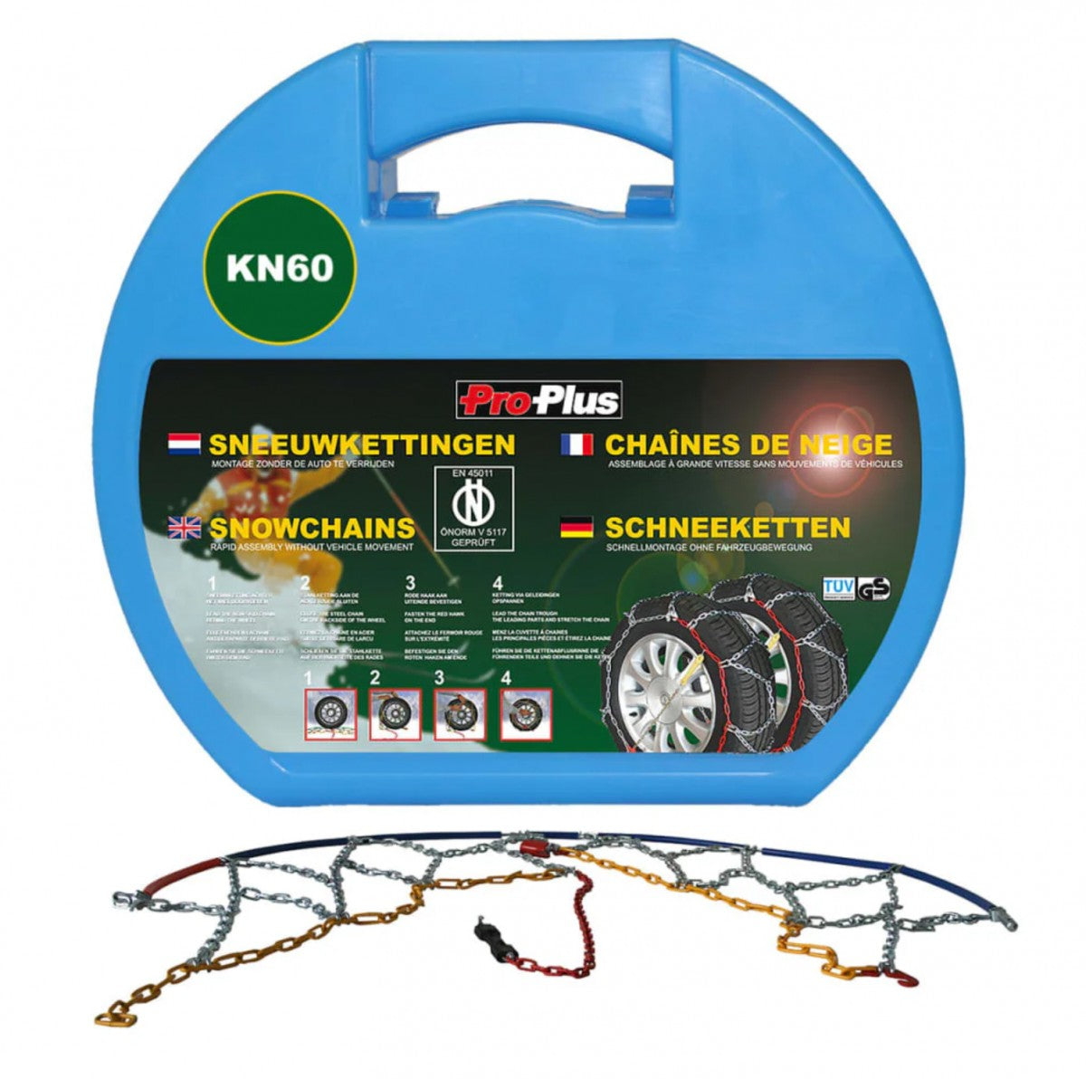 ProPlus/Budget Schneekette PKW KN60 12–15 Zoll für PKW