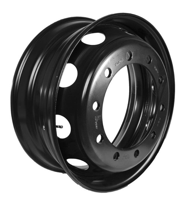 Athlete Stahlfelge 7.50x22.5 Zoll 10/335/281 ET149 752261207 M22 26 ALV Schwarz RAL9005 Matt (per 1 Stück)