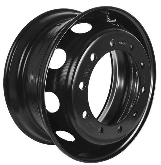 Athlete Stahlfelge 9.00x22.5 Zoll 10/335/281 ET162 902261418 M22 26 ALV Schwarz RAL9005 Matt (per 1 Stück)