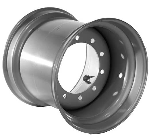 Cimac Stahlfelge 24.00x22.5 Zoll 10/335/281 ET-50 A2252490 B3 ALV Grau RAL7024 inkl. Armierungsring