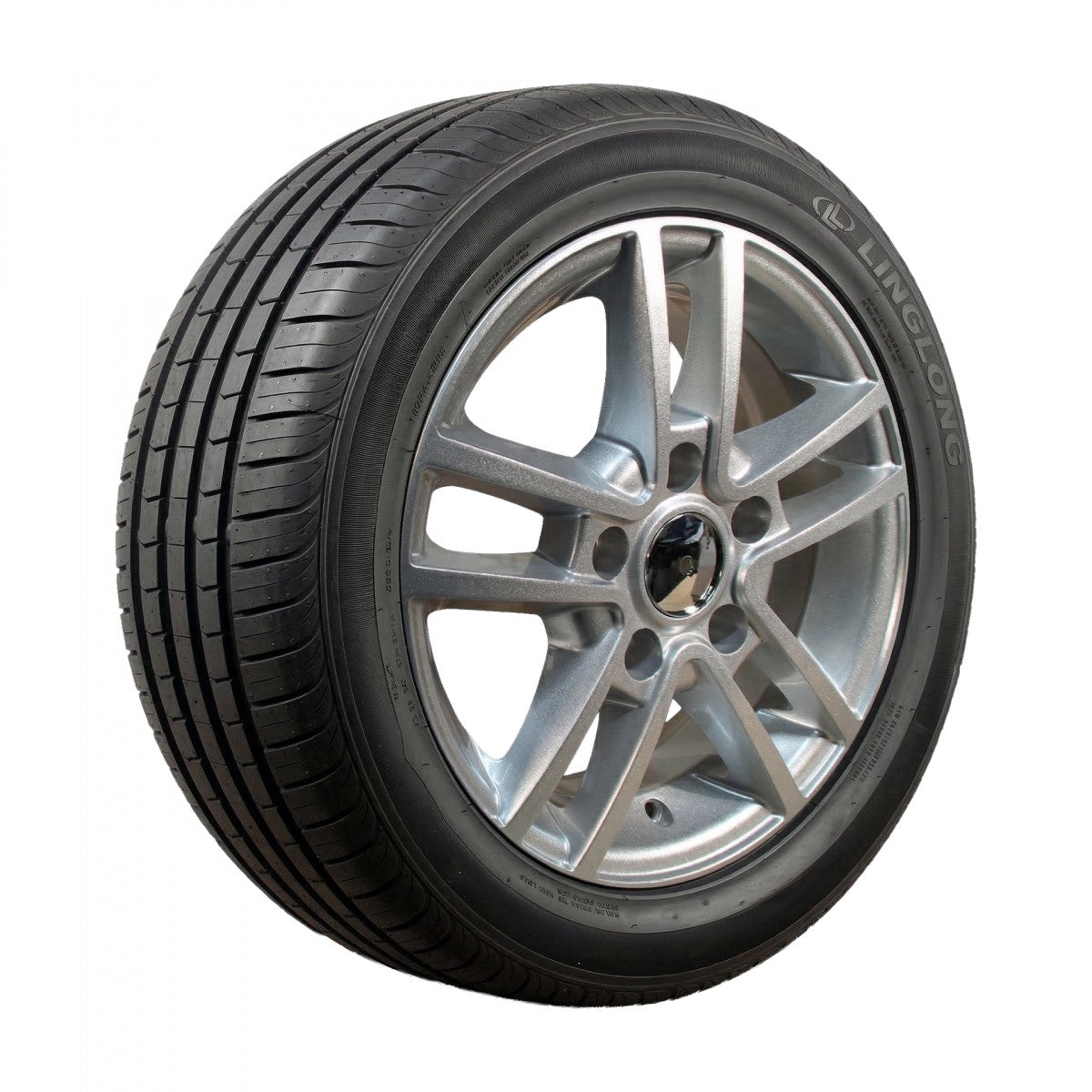 Linglong Komplettrad 195/65R15 Comfort Master 95H / Aluminium-Felge: 6Jx15H2 5/112/67 ET30 Silber