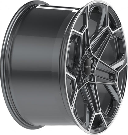 Proline Techart Daytona II grey polished Alufelge 11.5x21 Zoll ET62 LK 5x130 ML71.5 – Bild 5