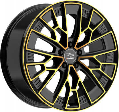 Fondmetal 1972 glossy black bronze machined Alufelge 9x20 Zoll ET20 LK 5x115 ML71.6 – Bild 2