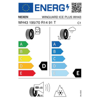 Nexen Winguard Ice Plus WH43 195/70 R14 91T Winter – Bild 3