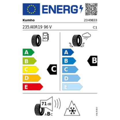 Kumho Wintercraft WP52 Elect K-Silent XL M+S 3PMSF 235/40 R19 96V Winter – Bild 3