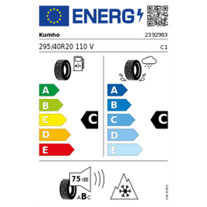 Kumho Wintercraft WS71 XL 3PMSF 295/40 R20 110V Winter – Bild 3