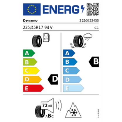 Dynamo Winter Sport 3PMSF XL 225/45 R17 94V Winter – Bild 2