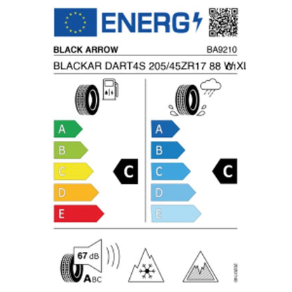 Black Arrow Allseason Dart 4S 205/45 R17 88W Ganzjahr – Bild 2