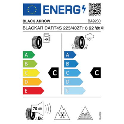 Black Arrow Allseason Dart 4S 225/40 R18 92W Ganzjahr – Bild 2