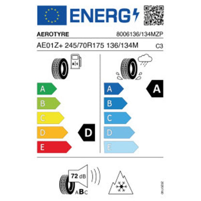 Aerotyre AE01-Z Plus 245/70 R17.5 136/134M – Bild 2