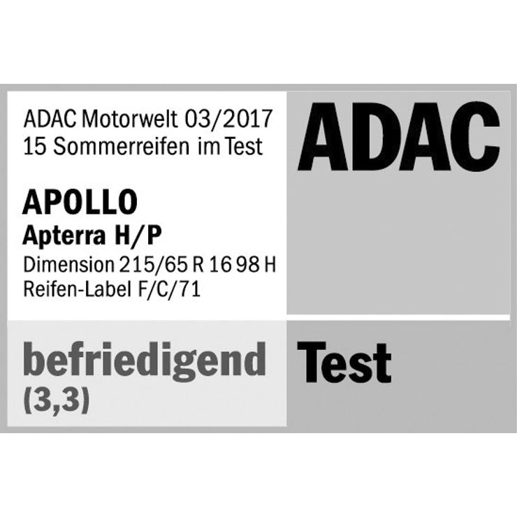 Apollo Apterra H/P 235/65 R17 108V Sommer – Bild 3