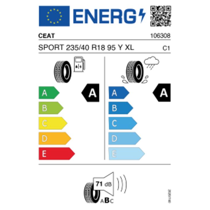 CEAT Sportdrive 235/40 R18 95Y Sommer – Bild 2