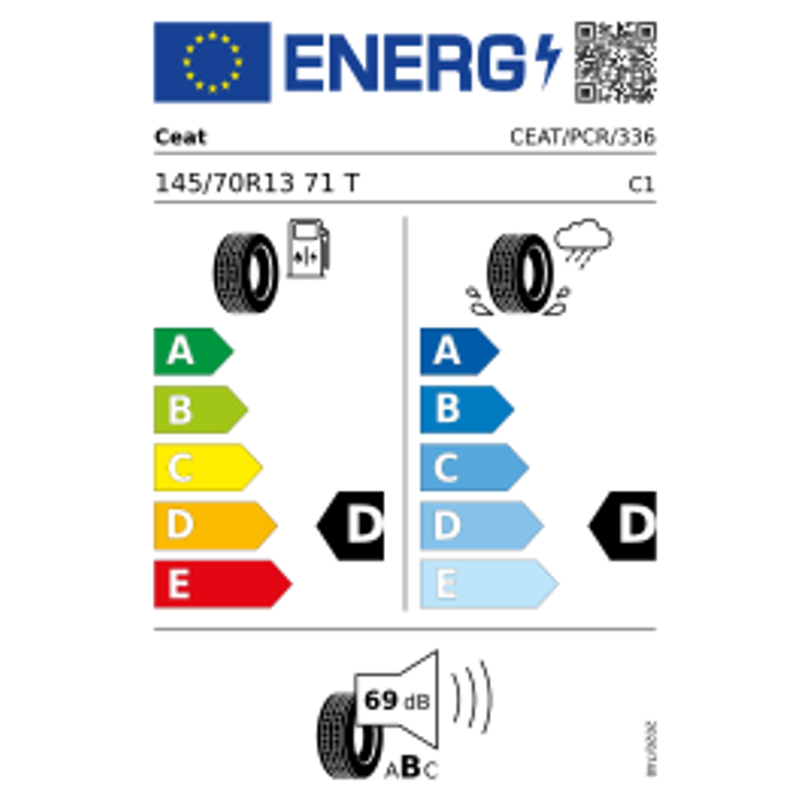 Ceat EnergyDrive EV Elect 145/70 R13 71T Sommer – Bild 2