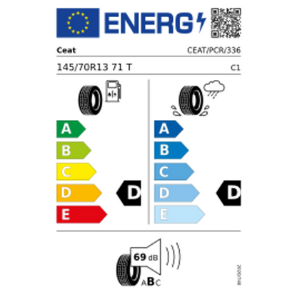 Ceat EnergyDrive EV Elect 145/70 R13 71T Sommer – Bild 2