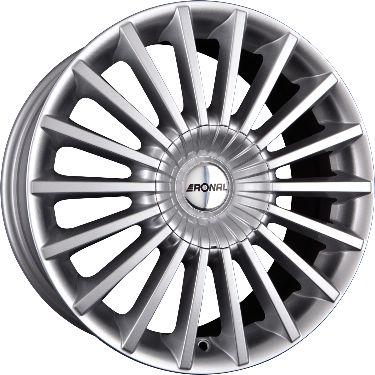Ronal R39 Kristallsilber Alufelge 8x17 Zoll ET42 LK 5x114.3 ML76 – Bild 2