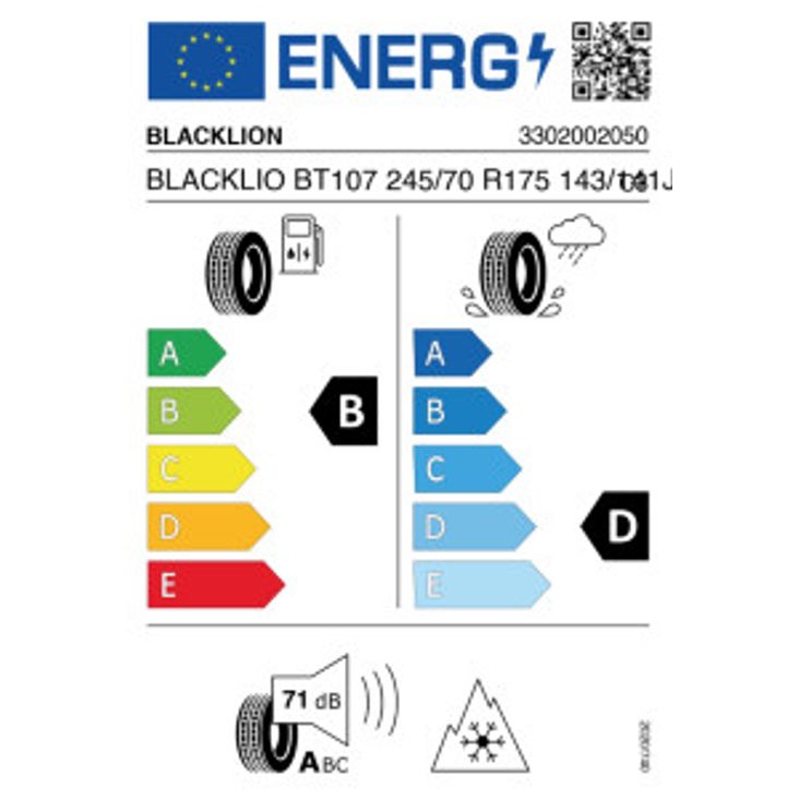 Blacklion BT107 245/70 R17.5 143/141J – Bild 2