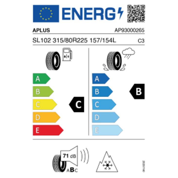 A-Plus SL102 315/80 R22.5 157/154L – Bild 2