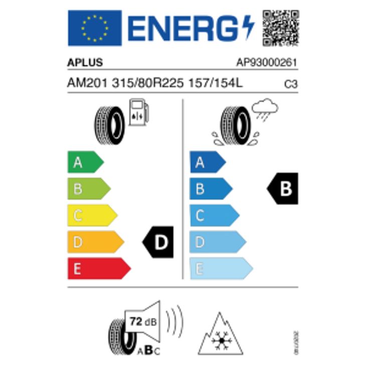 A-Plus AM201 315/80 R22.5 157/154L – Bild 2