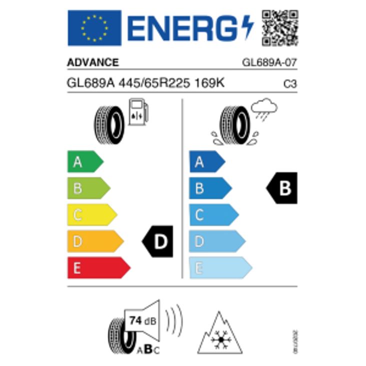 Advance GL689A 445/65 R22.5 169K – Bild 2
