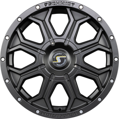 Schmidt REVOLUTION 18HDX Satin Black mit Softhorn Alufelge 8.5x18 Zoll ET43 LK 5x112 ML57.1