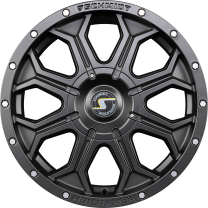 Schmidt REVOLUTION 18HDX Satin Black mit Softhorn Alufelge 8.5x18 Zoll ET43 LK 5x112 ML57.1
