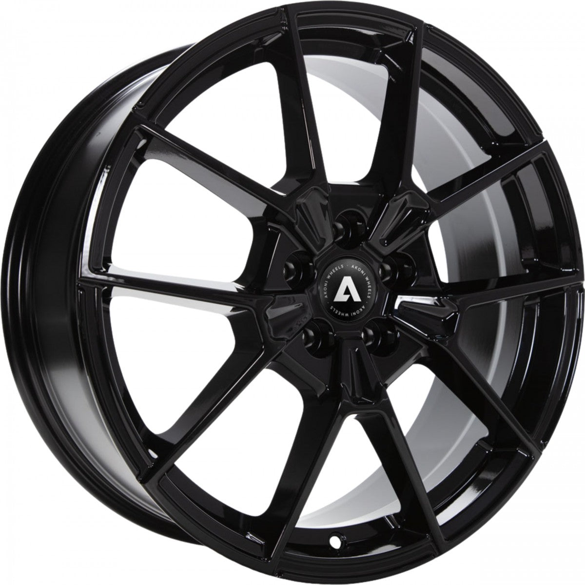 Akoni AK07 black Alufelge 7.5x19 Zoll ET40 LK 5x114.3 ML73.1